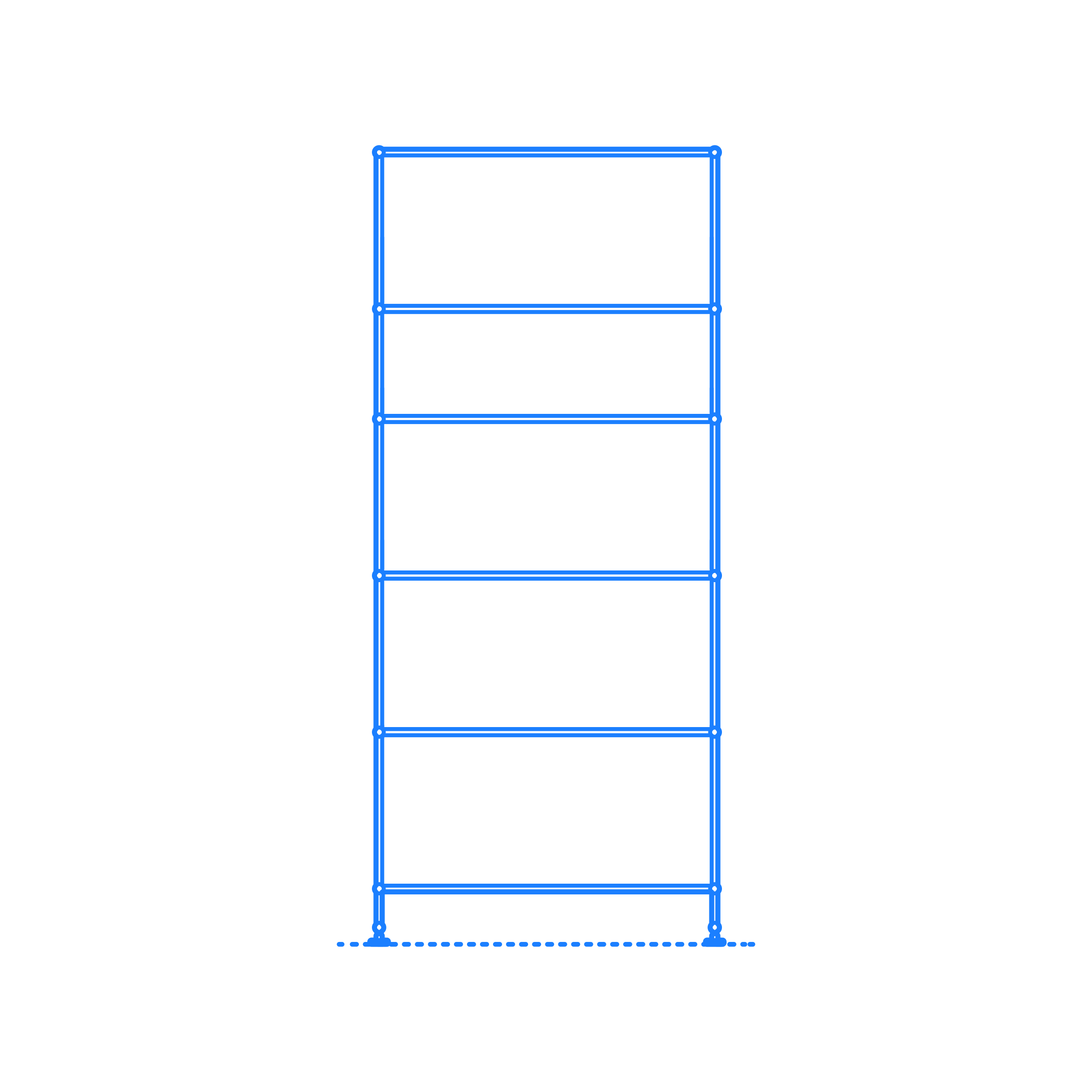 Furniture Bookcases Usm Haller Bookshelf Outline Svg Vector Free Vectors